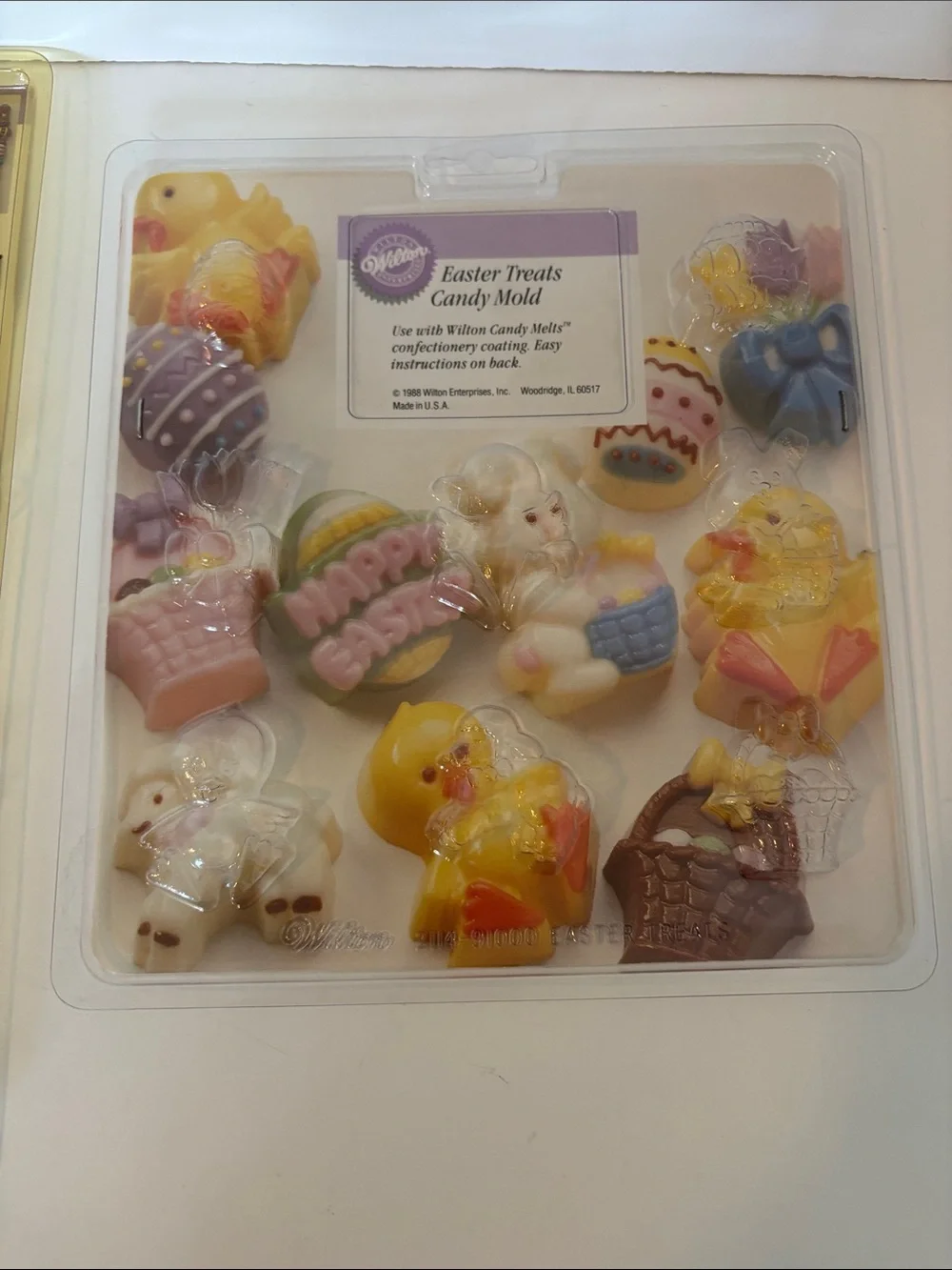 Wilton Easter Candy and Chocolate Mold Set with Yellow and Pastel Accents
